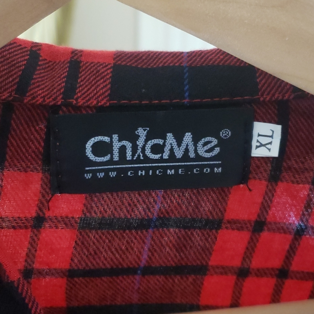 ChicMe Womens long sleeve flannel